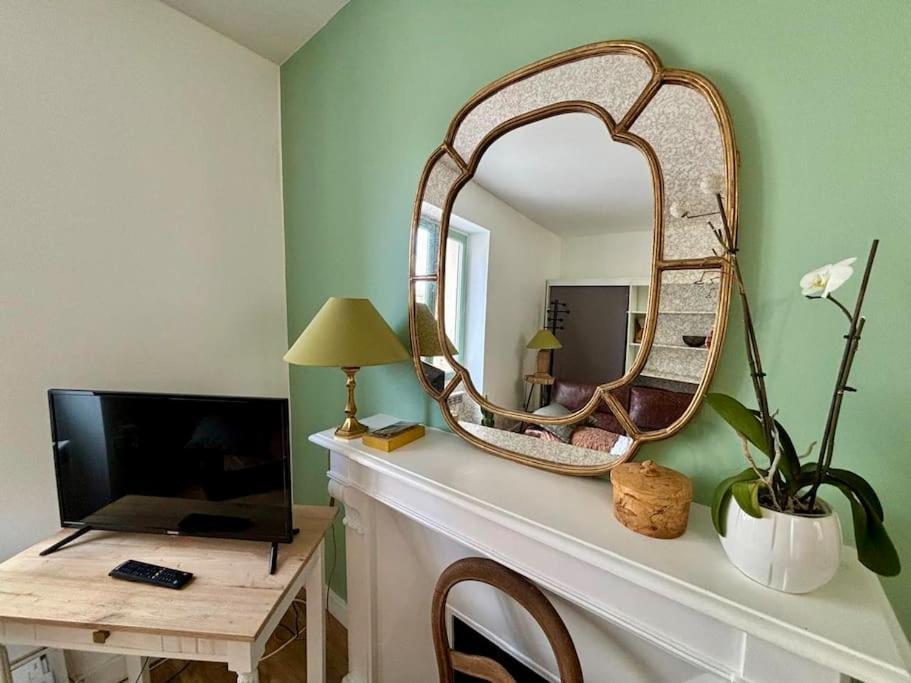 Appartement Entre Plage De L'Ecluse Et Place Du Marche Dinard Kültér fotó